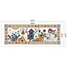 4 Seasons-14CT Stamped Cross Stitch Kit(22x54cm)