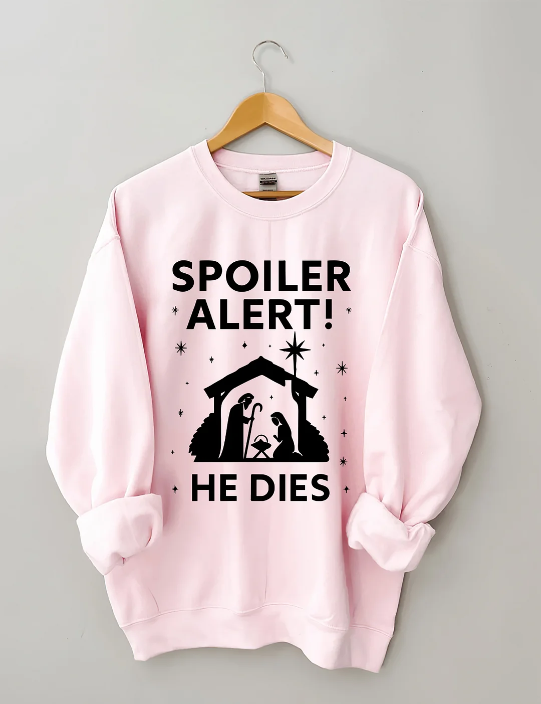 Spoiler Alert He Dies Christmas Sweatshirt