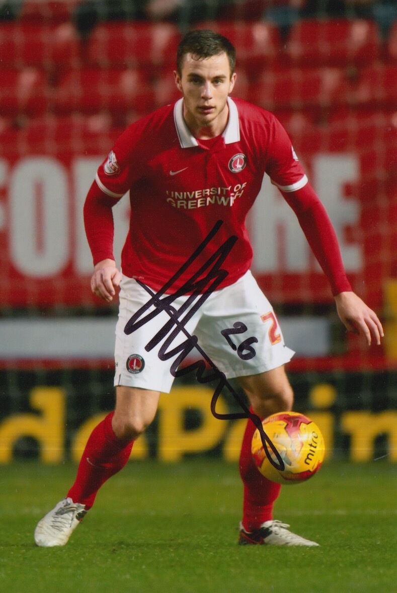 CHARLTON ATHLETIC HAND SIGNED HARRY LENNON 6X4 Photo Poster painting 4.