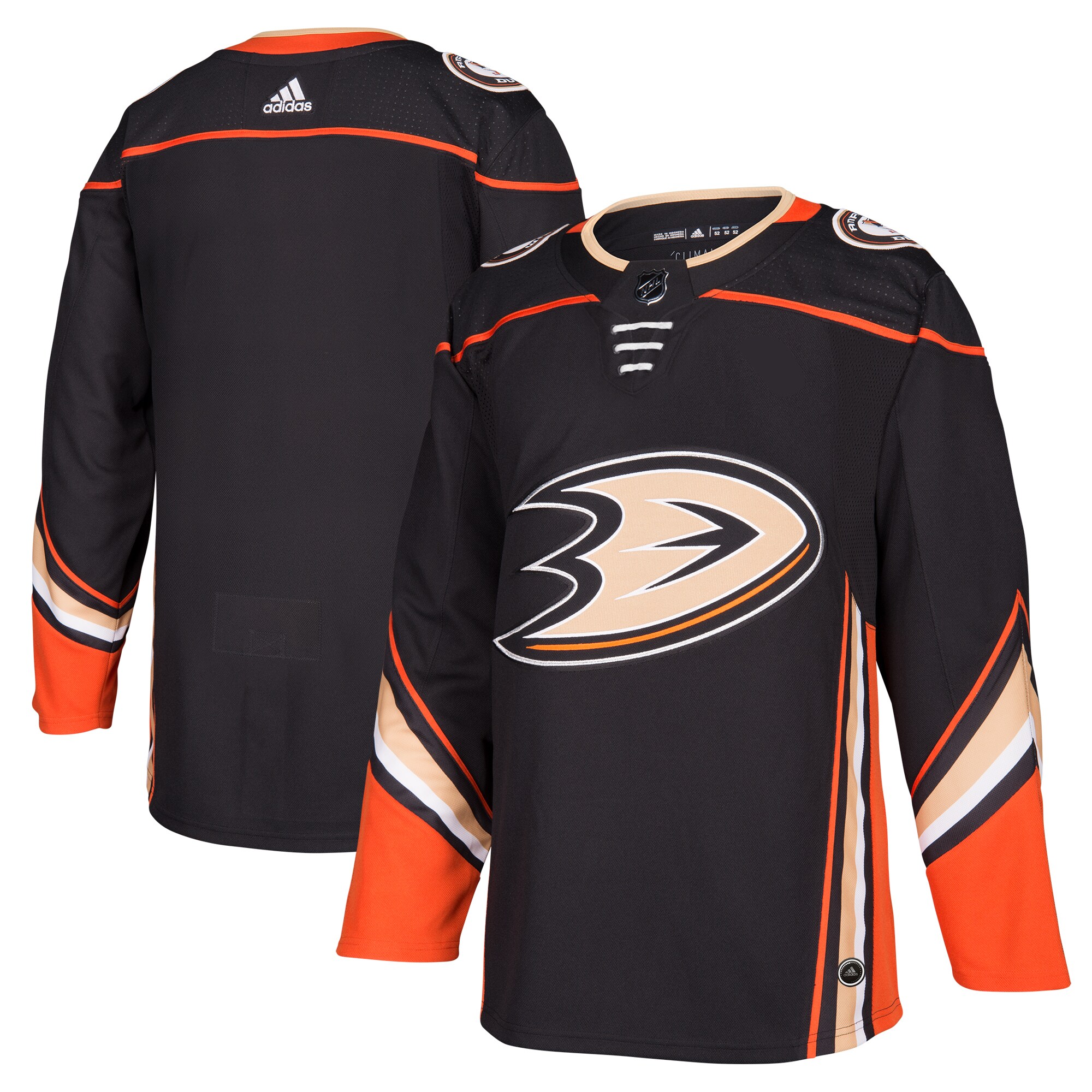 Anaheim Ducks  Home  Blank Jersey – Black mysite