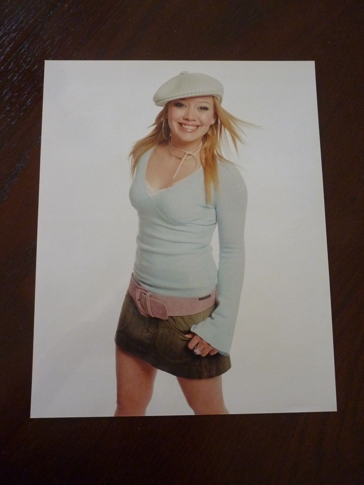 Hilary Duff Actor Sexy 8x10 Color Promo Photo Poster painting