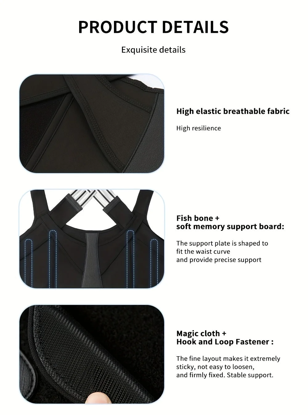 Posturo | Adjustable Back and Shoulder Posture Corrector (Unisex)