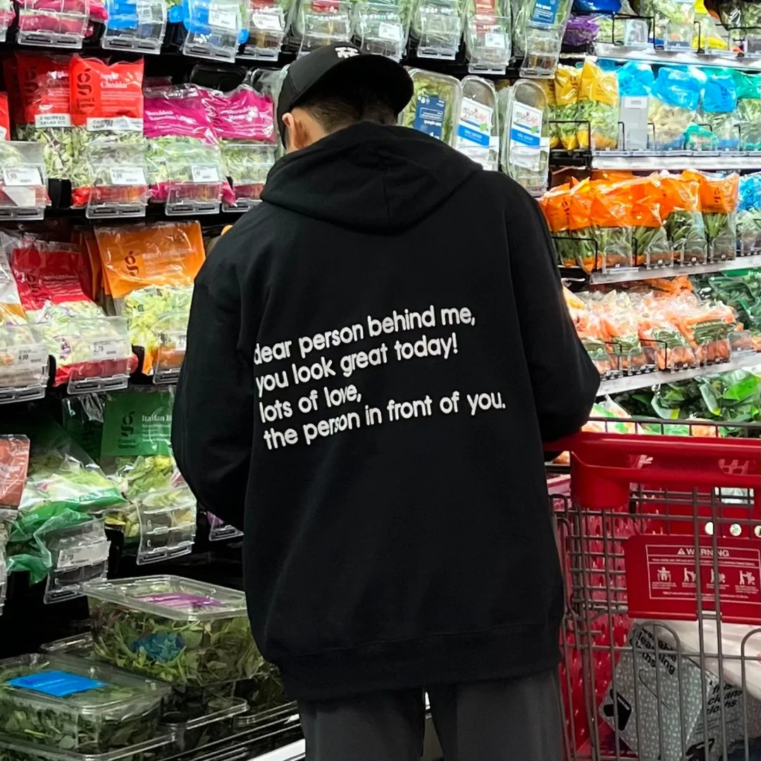 Dear Person Behind Me Hoodie-barclient