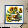 Bird Teacup-14CT Counted Cross Stitch Kit(40x40cm)