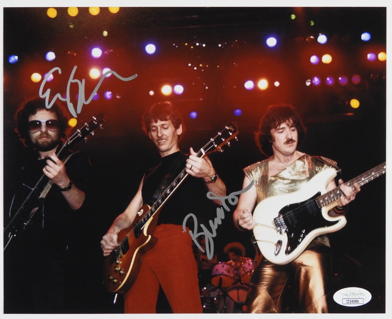 Eric Bloom Buck Dharma Autograph JSA 8 x 10 Signed Photo Poster painting Blue Oyster Cult