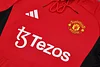 2024/2025 Manchester United Hooded Long Sleevesd Training Kit Football Jersey 1:1 Thai Quality