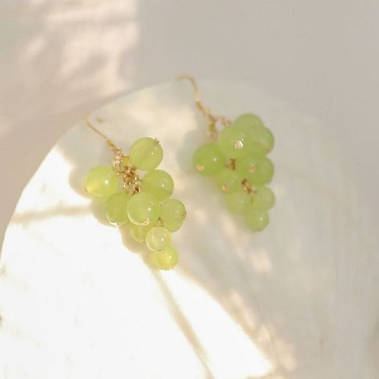 Fruity Grape Earrings