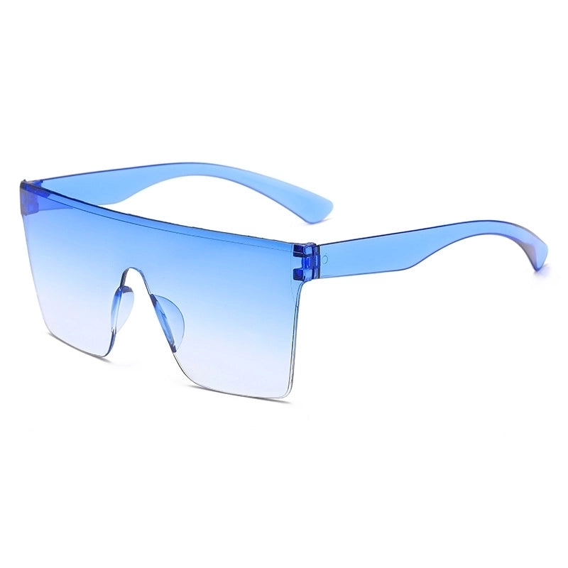 Streetwear Solid Color Pc Square Frameless Men’s Sunglasses