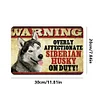 Dog Warning- Vintage Metal Signs(12*16Inch)