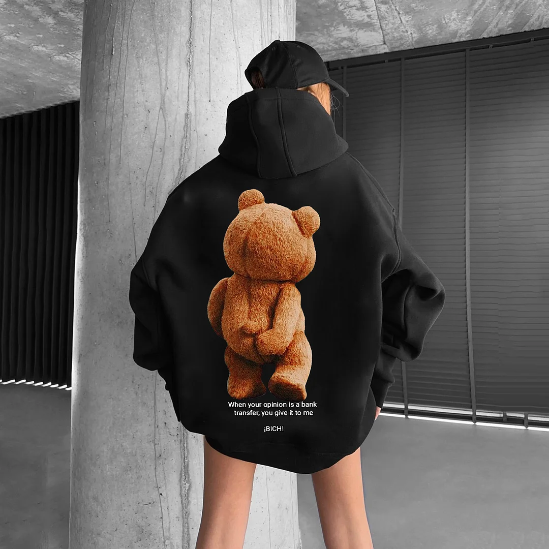 Oversize Teddy Bear Hoodie