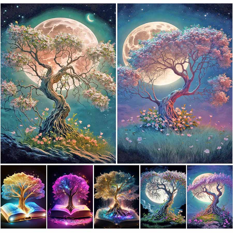 Seasons Tree Of Life - 5D Diamond Painting 