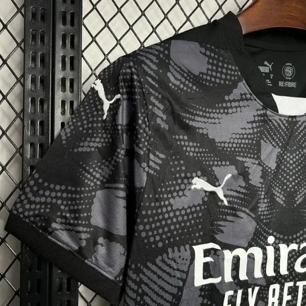 2024/2025 AC Milan Black Goalkeeper Soccer Jersey 1:1 Thai Quality