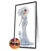 Rhinestone 5D Special Shaped Kit Dress Lady Diamond Painting DIY (YX209)