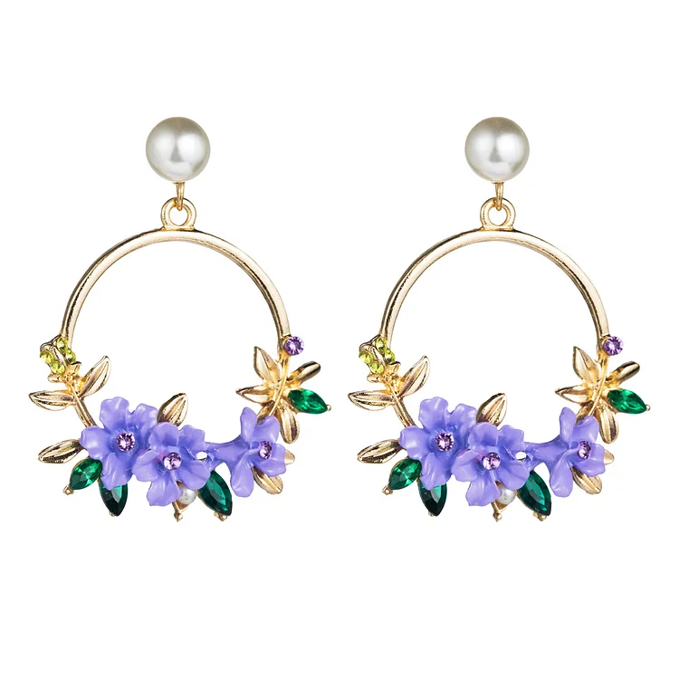 Sweet Soft Ceramic Pearl Earrings