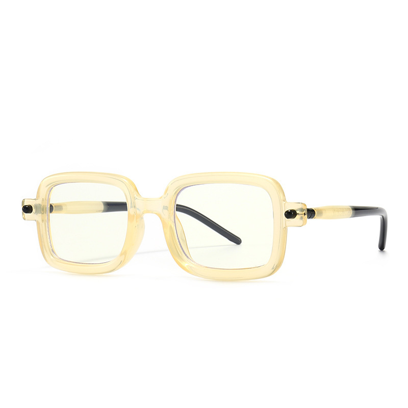 Fashion Casual Elderly Men Sunglasses With Plastic Glasses Frame 