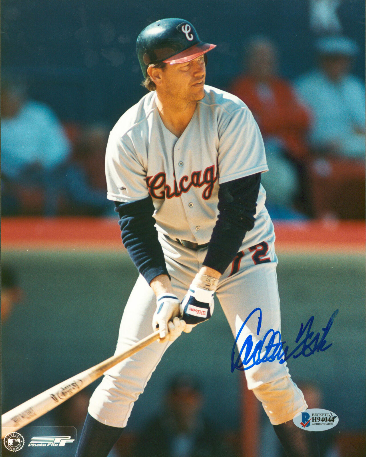 White Sox Carlton Fisk Authentic Signed 8x10 Photo Poster painting Autographed BAS #H94044