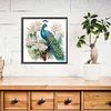 Flower Peacock - Crystal Rhinestone Diamond Painting