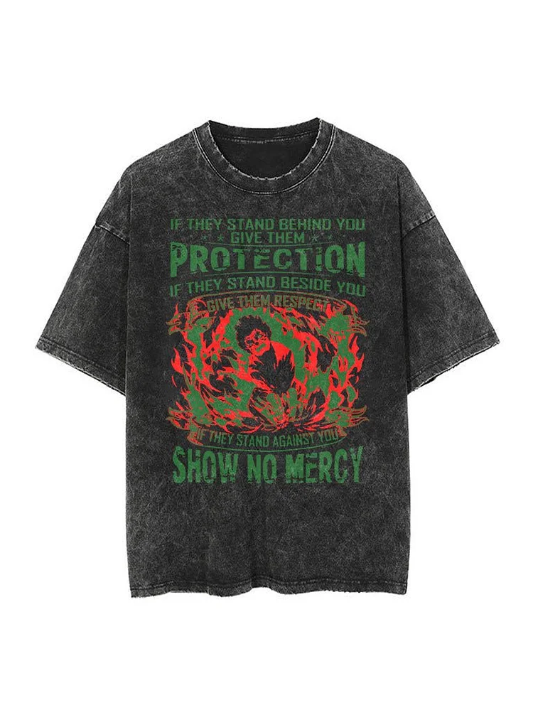 Rock Lee 'Protection' Vintage Tee