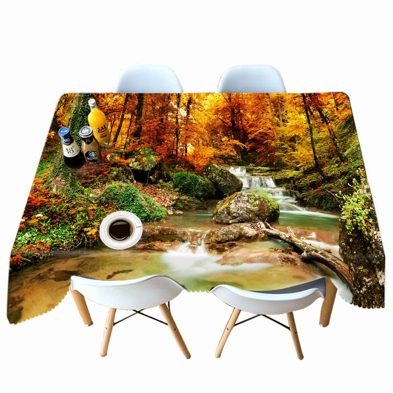 

Autumn Forest - 3D Tablecloth, 140*180cm, 501 Original