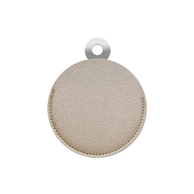 Minimalist Solid Color Pu Leather Mirror 1 Piece