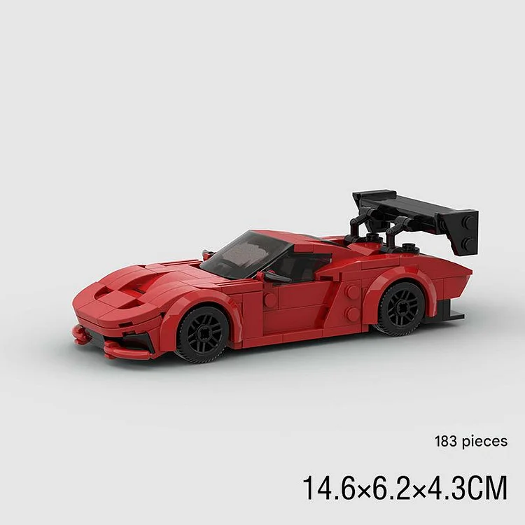 Luxury Racing Sports Car Building Blocks &ndash; DIY Assembly Model
