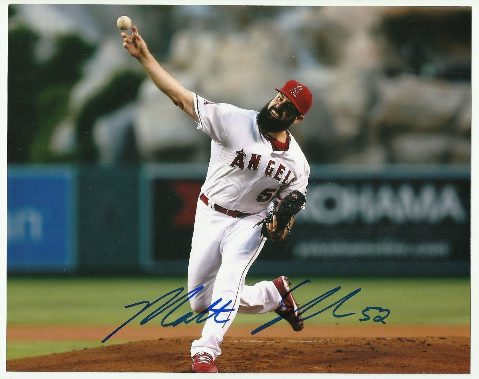 Los Angeles Angels MATT SHOEMAKER Signed 8x10