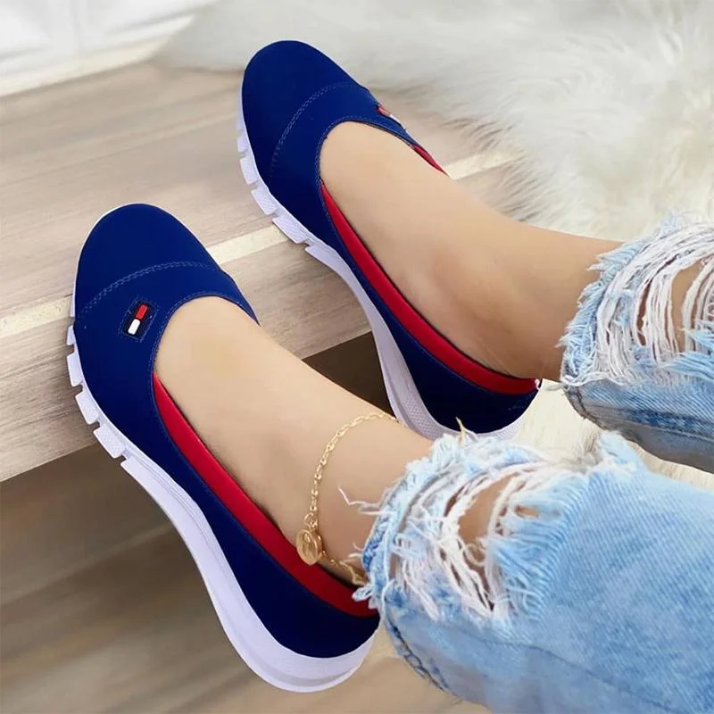 Women's summer mesh breathable knitted pump sneakers