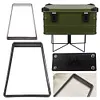 Camping Foldable Metal Stand Aluminum Alloy Box Stand for Outdoor Picnic Fishing