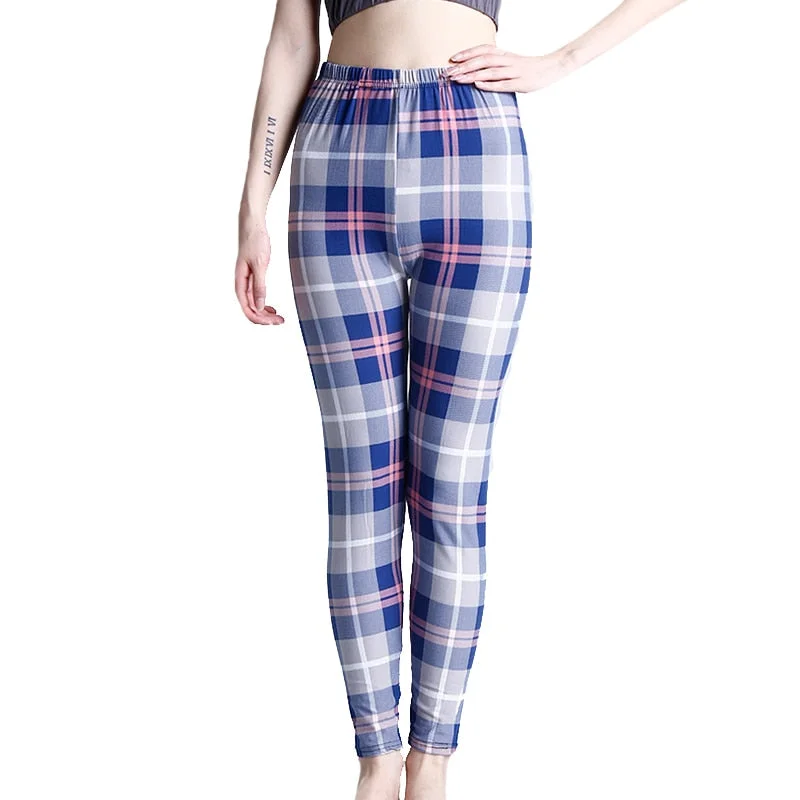 CUHAKCI Printed Leggings Women Pants XXL Workout Trousers High Waist Leggins Fitness Activewear Sport Elastic