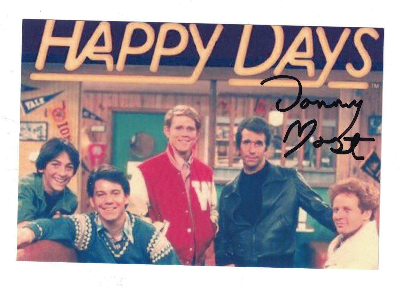 Don Donny Most Signed Autographed 4 x 6 Photo Poster painting Actor Ralph Happy Days A