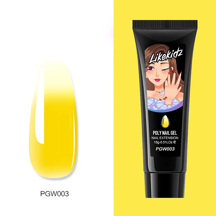 Poly Nail Gel - Light Yellow