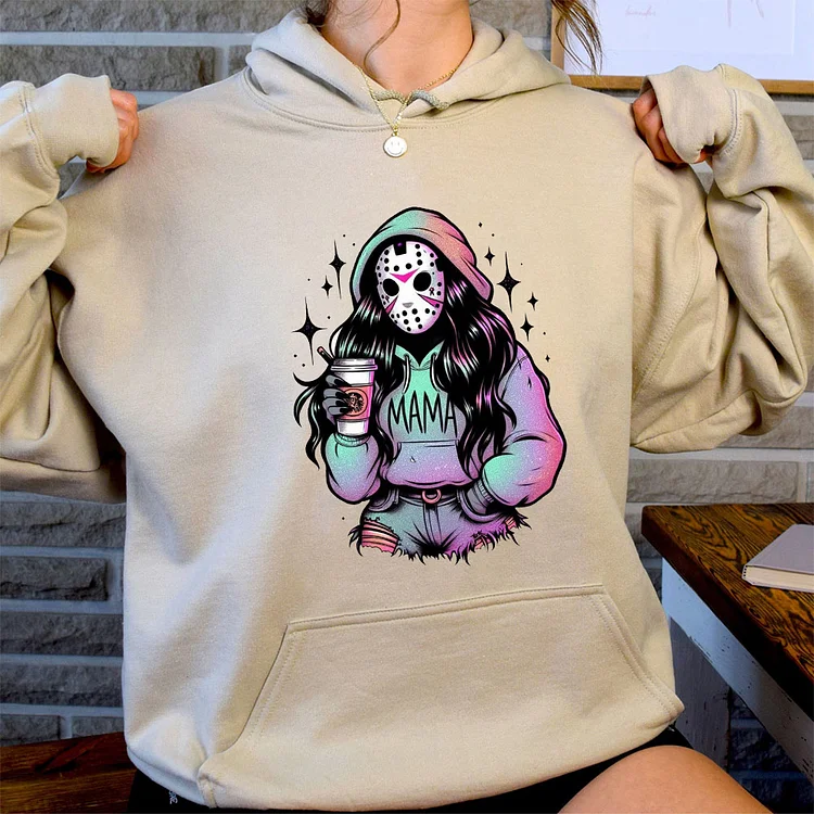 Halloween Spooky Mama Hoodie, Cool Mama Halloween Sweatshirt, T-shirt, V-neck