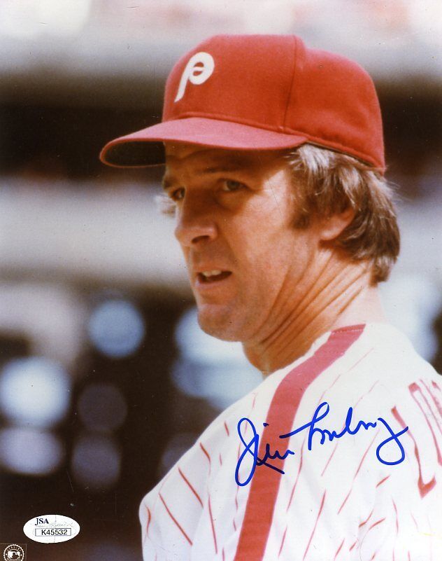 Jim Lonborg Phillies Signed Jsa Certified 8x10 Photo Poster painting Authentic Autograph