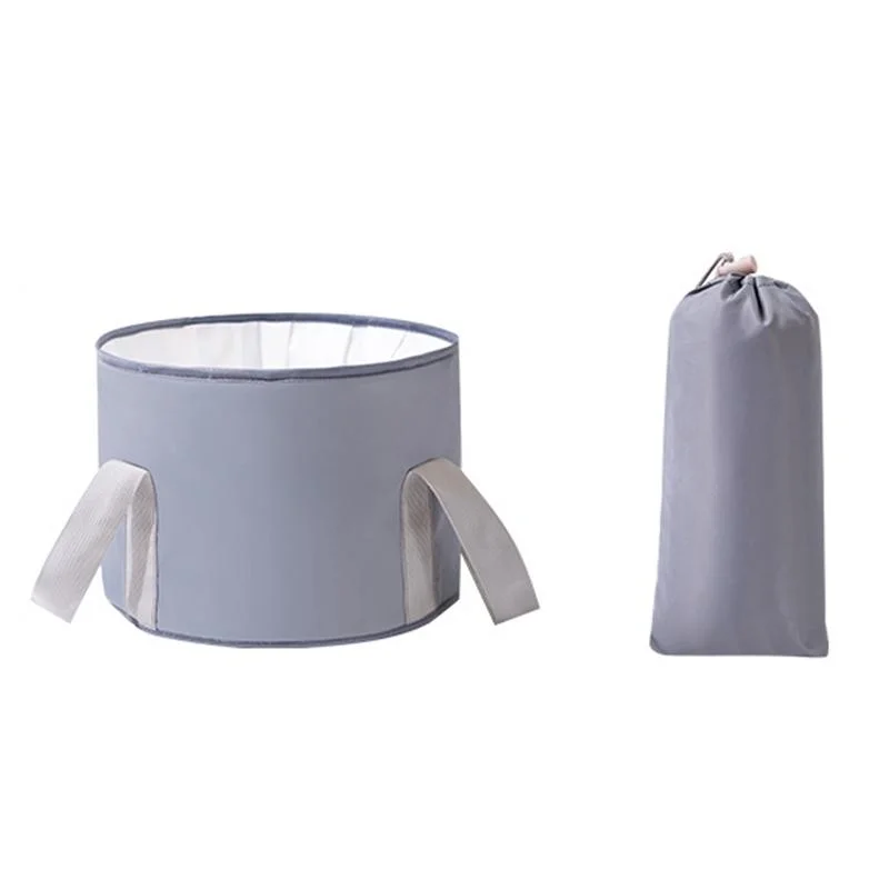 Travel Portable Folding Multifunctional Outdoor Basin Bag, Color: Gray 