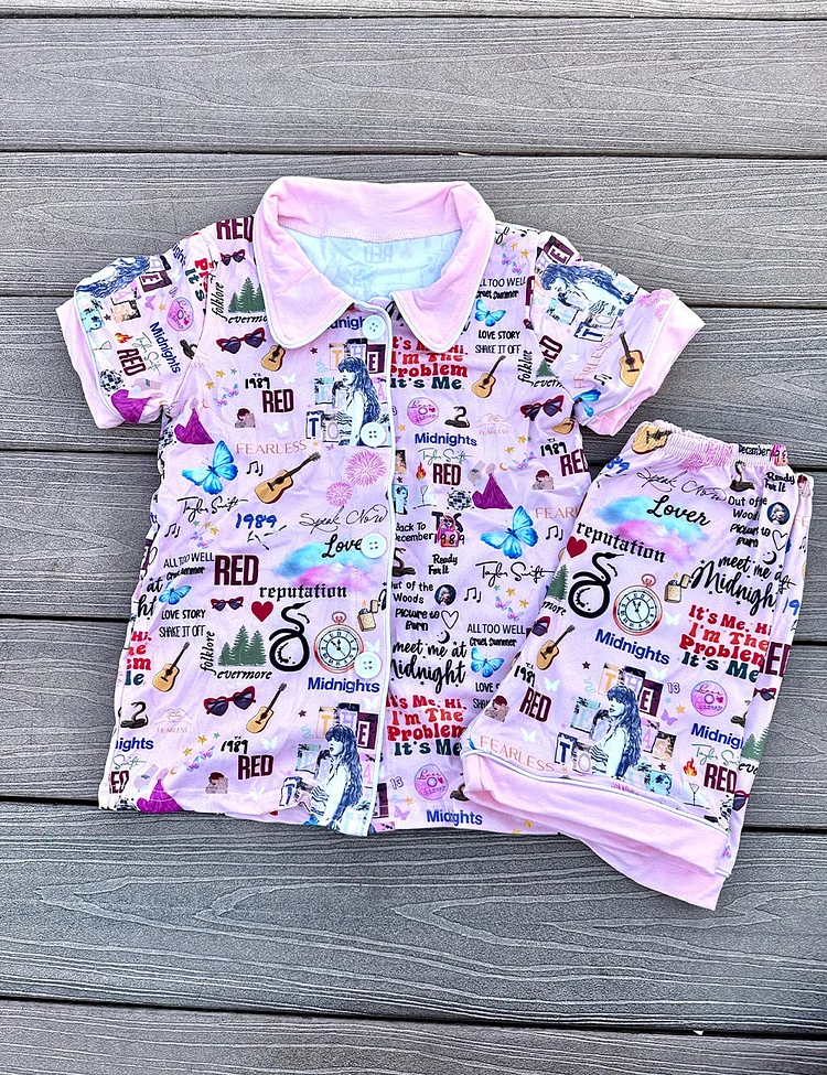 Kid's TS Eras Tour Pajama Set