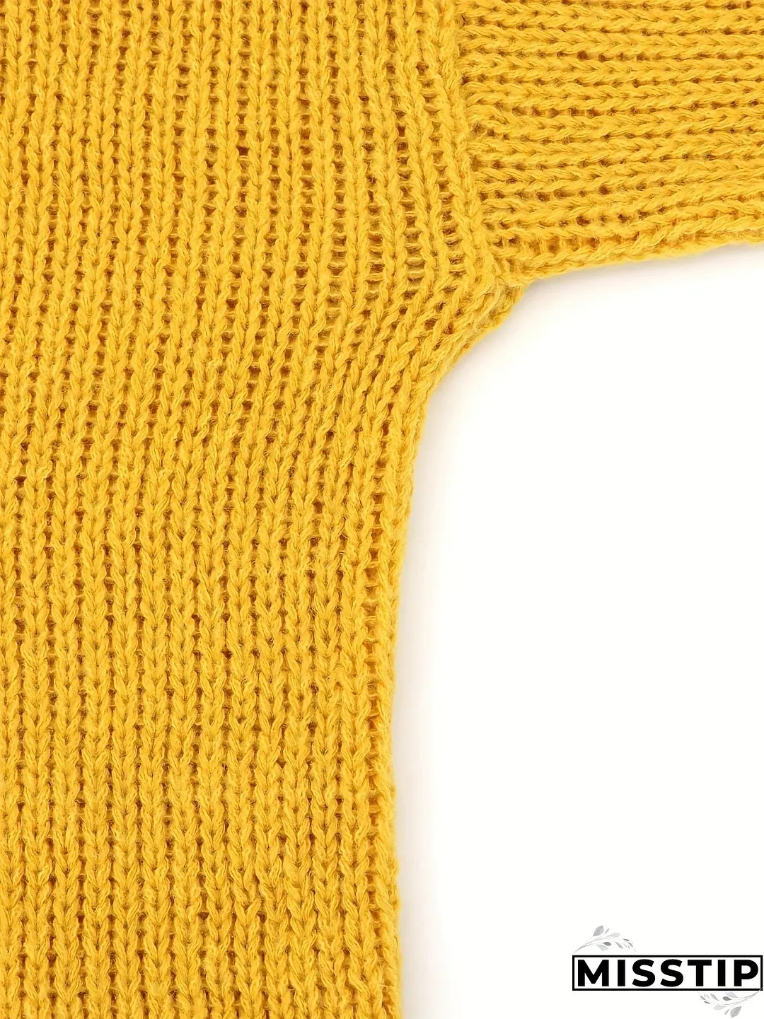 Checkered Pattern Knit Sweater for Women