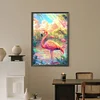Diamond Painting-DIY Full Round Drill Flamingo(40*60CM)