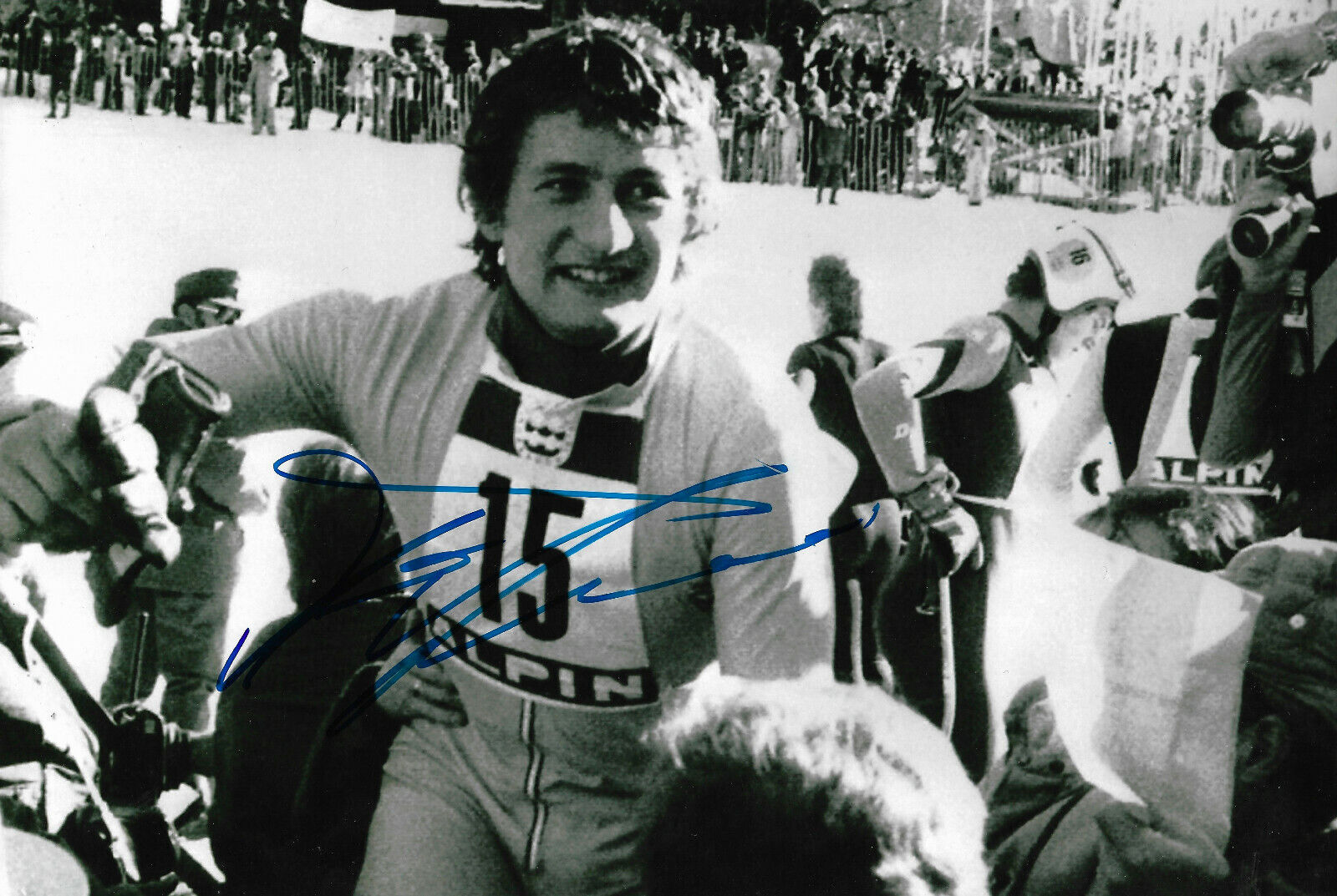 Franz Klammer signed 8x12 inch Photo Poster painting autograph