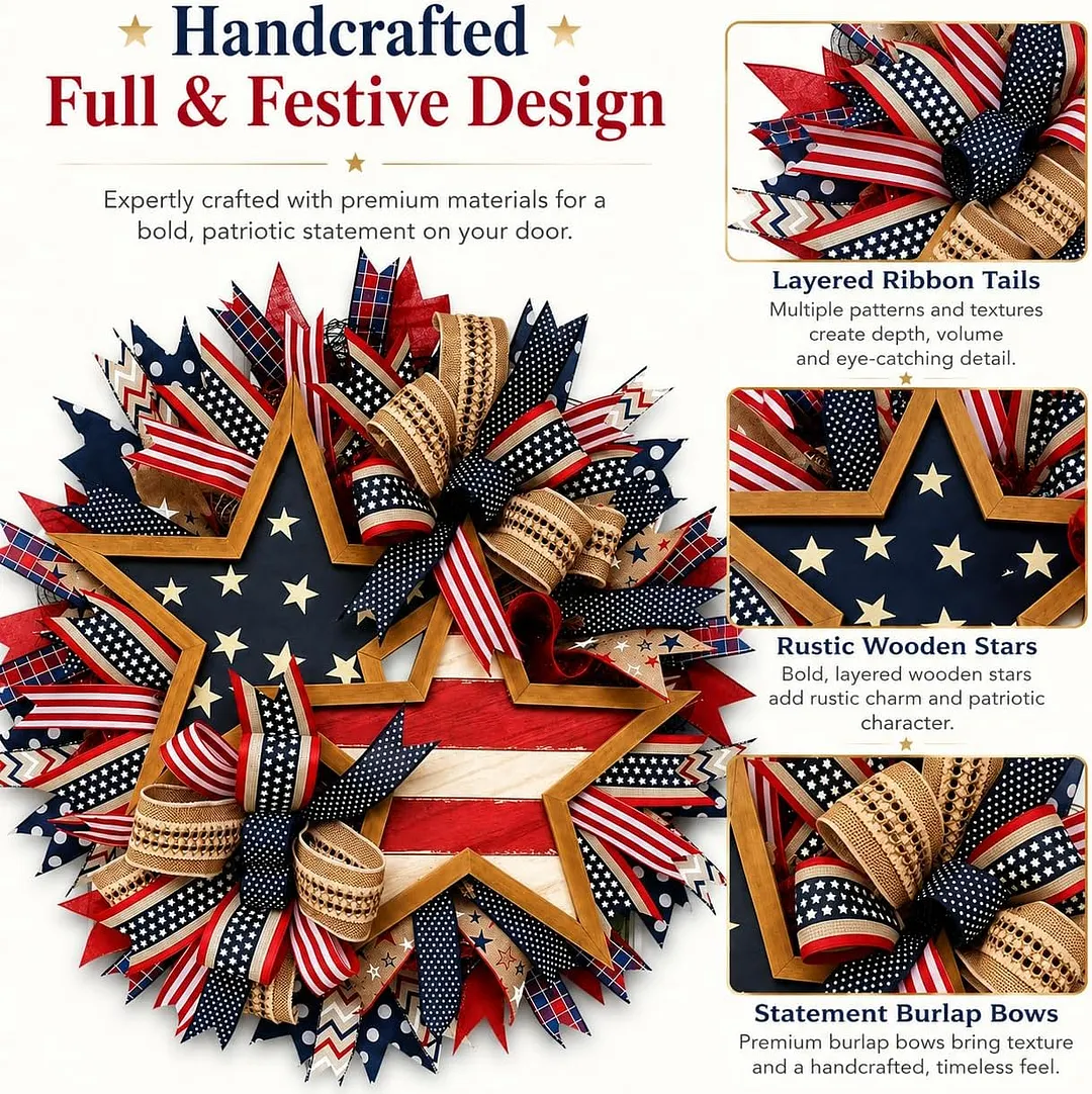Sentinels of Honor: 250th Anniversary Hand-Tied Wreath