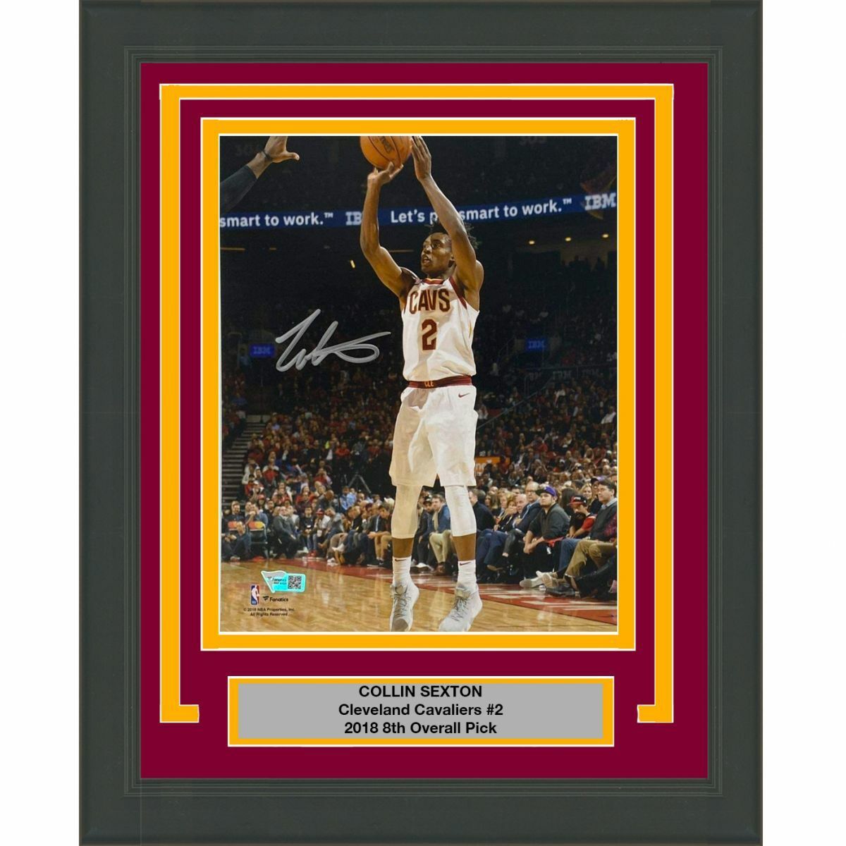 FRAMED Autographed/Signed COLLIN SEXTON Cavaliers 8x10 Photo Poster painting Fanatics COA Auto