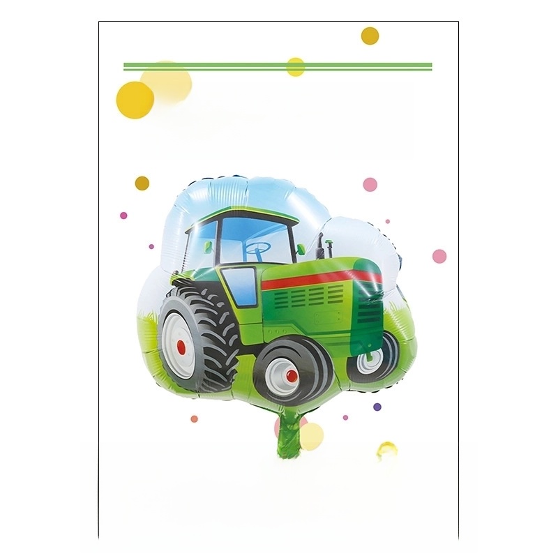 Birthday Cartoon Style Cute Car Airplane Aluminum Film Indoor Party Balloons