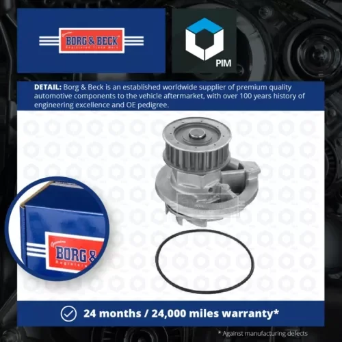 Water Pump fits VAUXHALL CALIBRA 2.0 92 to 97 C20NE Coolant B&B 1334054 90411768 Parts