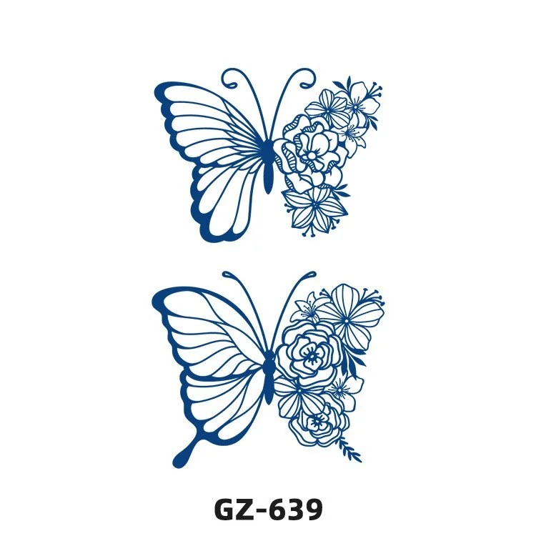 Sdrawing 2022 New Punk Trend Temporary Tattoo Lion Tiger Animal Pattern Juice Tattoo Waterproof Lasting Hot Girl Y2k Fake Tattoo