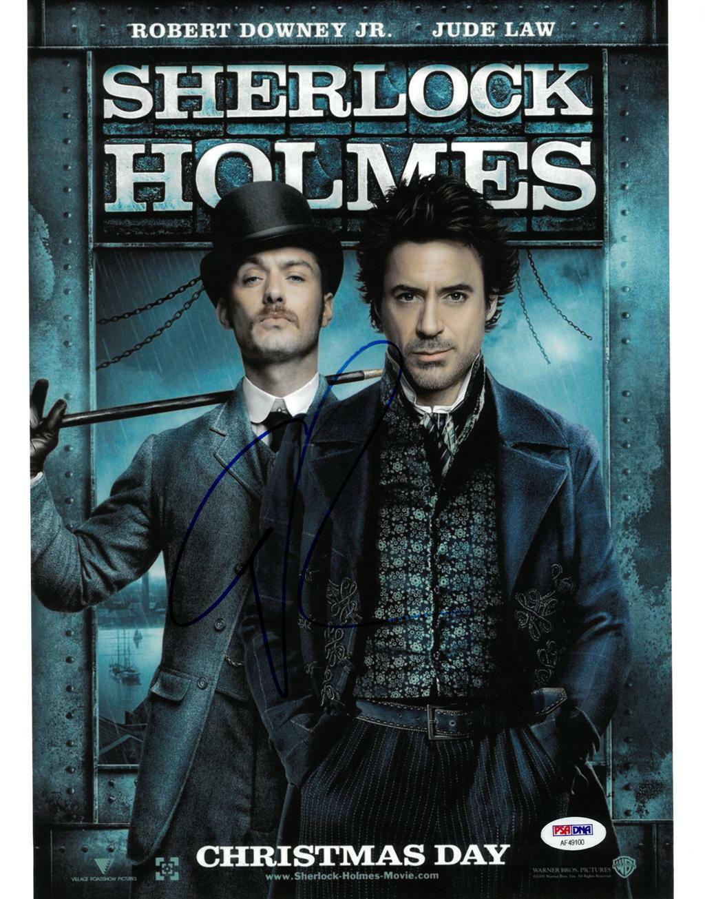 Guy Ritchie Signed Sherlock Holmes Autographed 11x14 Photo Poster painting PSA/DNA #AF49100