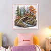 Four Seasons Scenery Autumn-11CT Stamped Cross Stitch 50*50cm/19.69*19.69in tapestrymarket