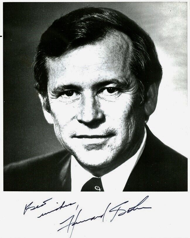 Tennessee Senator HOWARD BAKER Signed Photo Poster painting & Letter