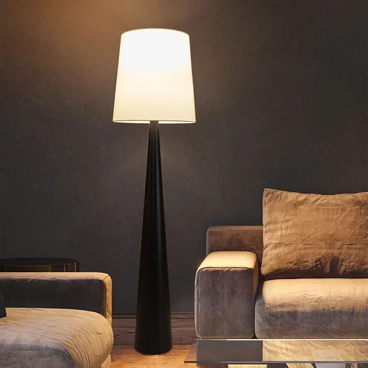 Eryn Cone-Shaped Floor Lamp, Metal, 180CM Long