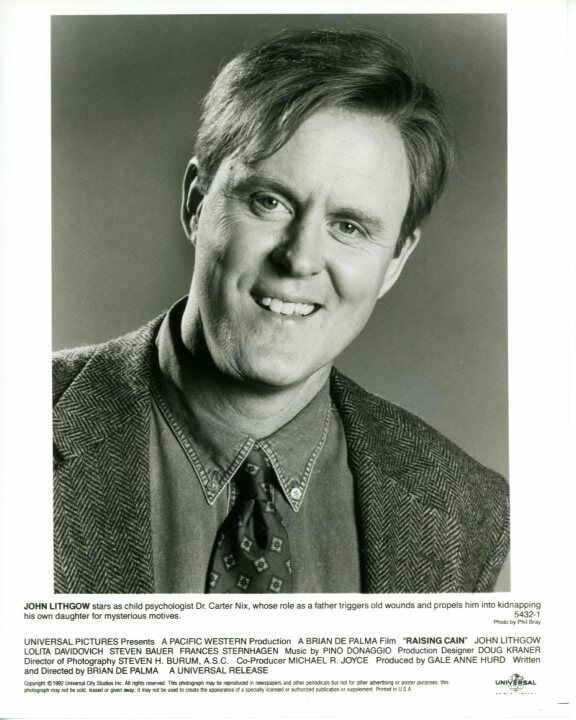 John Lithgow Raising Cain 1992 Original Press 8X10 Photo Poster painting movie still