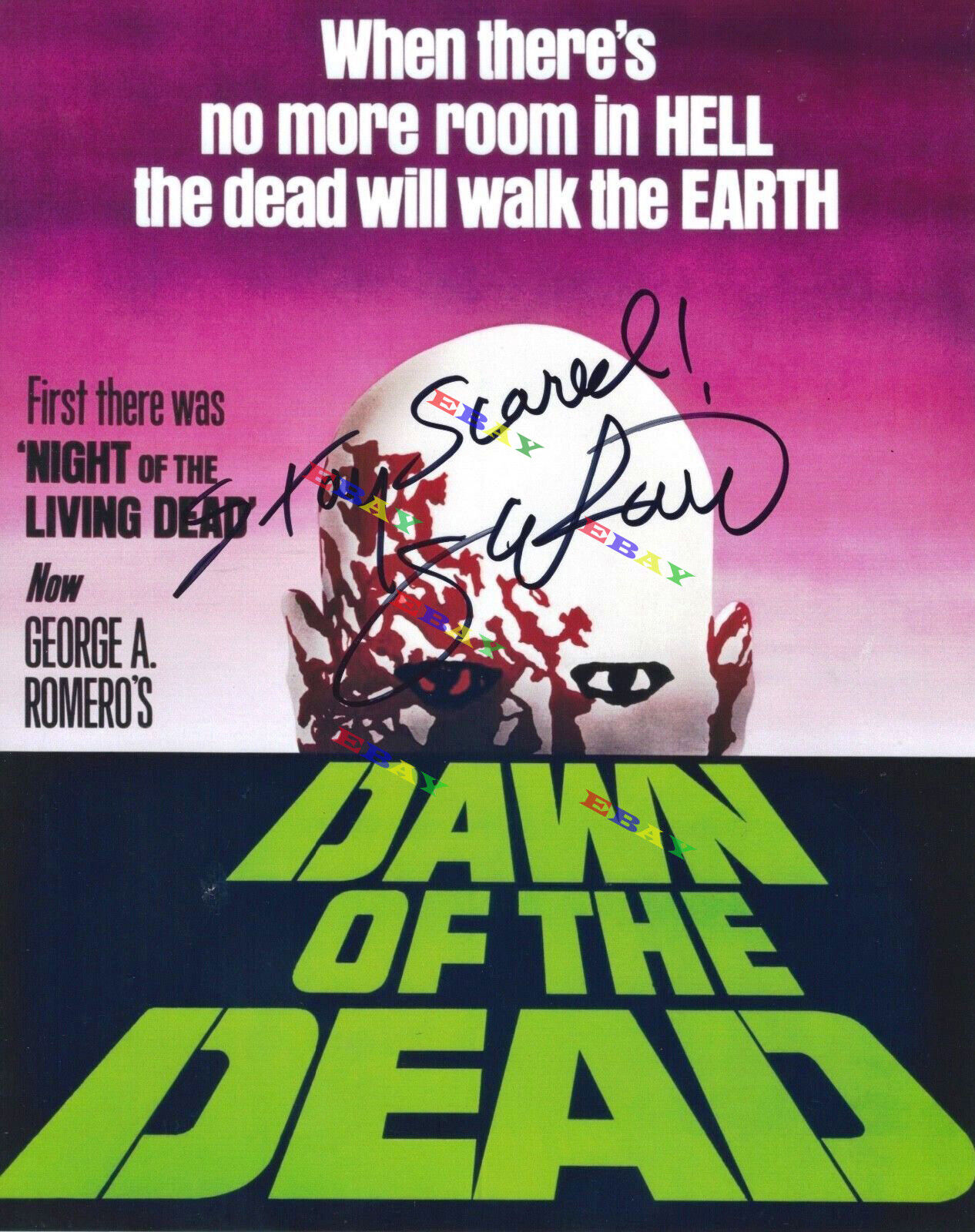 George A. Romero Dawn of The Dead Autographed Signed 8x10 Photo Poster painting Reprint