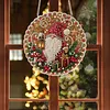 Xmas Gnome DIY Diamond Painting Kit 20cm for Adults